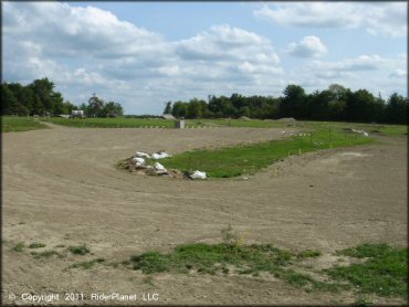 Example of terrain at Marble Springs MX Track