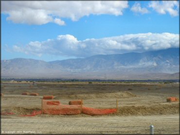 A trail at Lucerne Valley Raceway Track