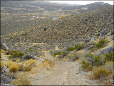 Terrain example at Prison Hill Recreation Area Trail