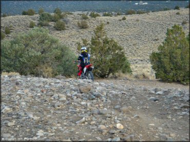 Honda CRF Motorcycle at Mount Seigel OHV Trails