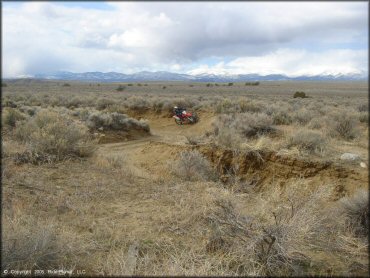 Honda CRF Motorcycle at Old Sheep Ranch Trail