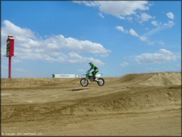 OHV jumping at AV Motoplex Track