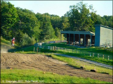 OHV getting air at Hogback Hill Motocross OHV Area