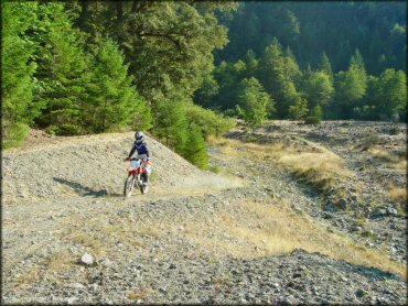 Honda CRF Motorcycle at Lubbs Trail