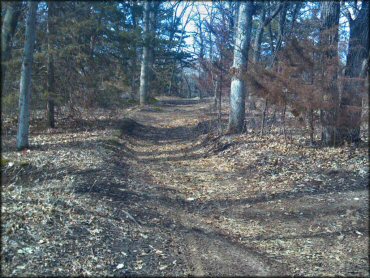 Terrain example at Spillway Cycle Area Trail