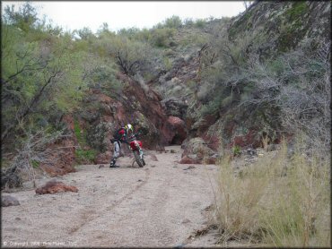 Honda CRF Dirtbike at Black Hills Box Canyon Trail