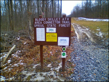 Amenities example at Snow Shoe Rails to Trails