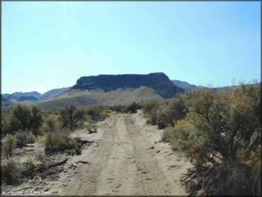 Example of terrain at Mullen Creek Trail