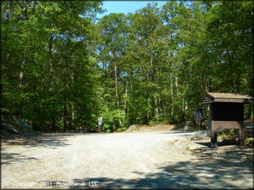 RV Trailer Staging Area and Camping at Wrentham Trails