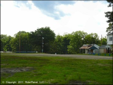 RV Trailer Staging Area and Camping at Central Cycle Club Inc Track