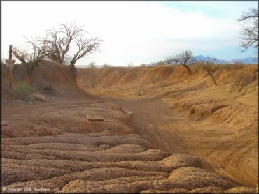 Example of terrain at St. David Pits Trail
