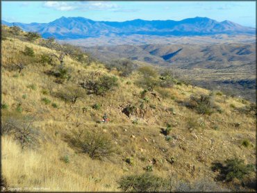 Girl riding a Honda CRF Trail Bike at Santa Rita OHV Routes Trail