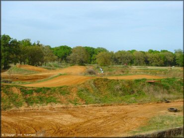 Motorcycle at CrossCreek Cycle Park OHV Area