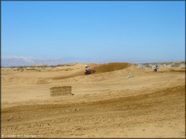 Honda CRF Dirt Bike at Cal City MX Park OHV Area