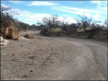 Honda CRF Dirt Bike at Santa Rita OHV Routes Trail