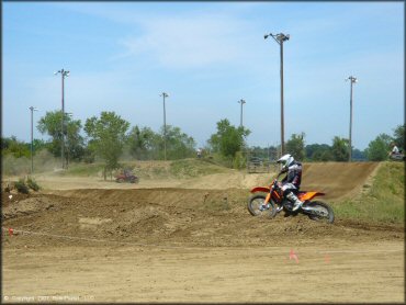 KTM Motorcycle at Riverfront MX Park Track
