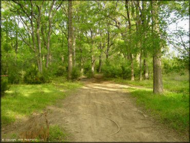 Example of terrain at CrossCreek Cycle Park OHV Area