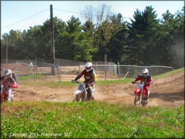 Honda CRF Motorcycle at The Wick 338 Track