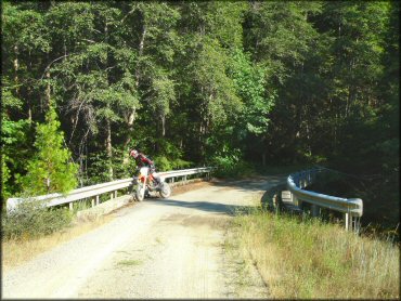 Honda CRF Motorcycle at Lubbs Trail