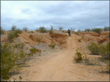 Honda CRF Dirtbike at Pinal Airpark Trail