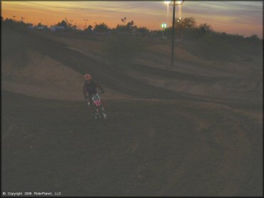 Honda CRF Dirt Bike at Speedworld Motocross Park Track