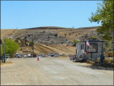 RV Trailer Staging Area and Camping at Diablo MX Ranch Track