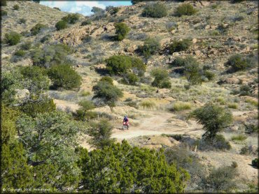 Honda CRF Trail Bike at Redington Pass Trail