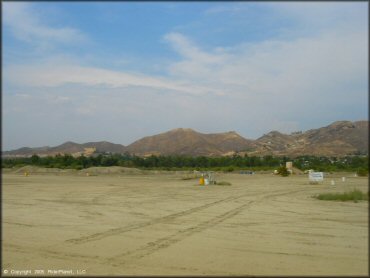 Scenic view of Lake Elsinore Motocross Park Track