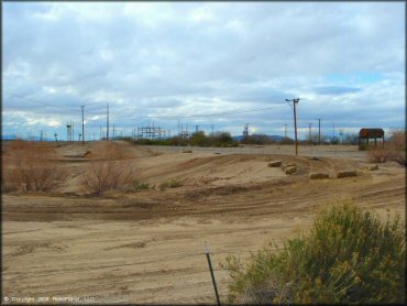 A trail at Ocotillo Raceway Track