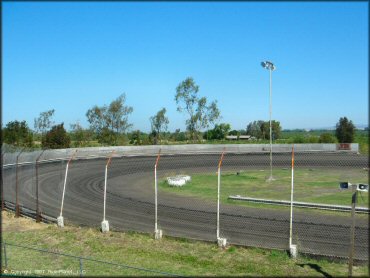 Scenic view at Cycleland Speedway Track