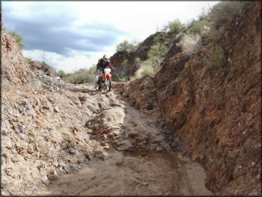 Honda CRF Dirtbike at Black Hills Box Canyon Trail