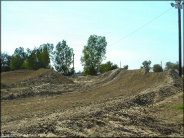 A trail at Hanford Fairgrounds Track