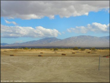 Scenic view of Lucerne Valley Raceway Track