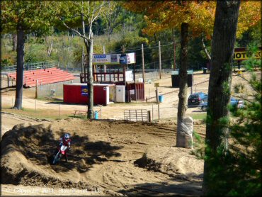 Honda CRF Motorcycle at The Wick 338 Track