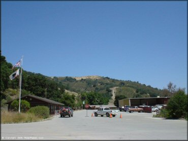 RV Trailer Staging Area and Camping at Hollister Hills SVRA OHV Area