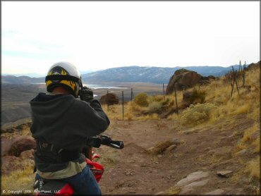 Honda CRF Motorbike at Galena MX Track OHV Area