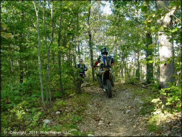 Honda CRF Dirt Bike at Hodges Village Dam Trail