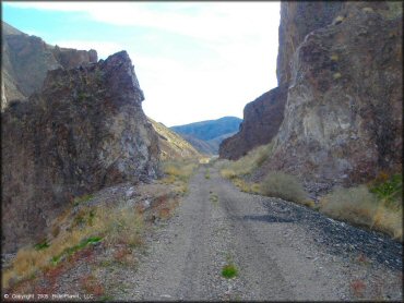 Example of terrain at Panaca Trails OHV Area