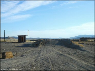 A trail at Lovelock MX OHV Area