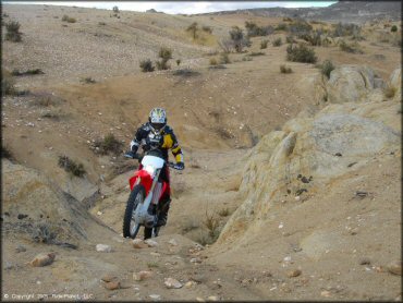 Honda CRF Dirt Bike at Prison Hill Recreation Area Trail