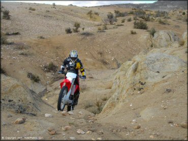 Honda CRF Dirtbike at Prison Hill Recreation Area Trail