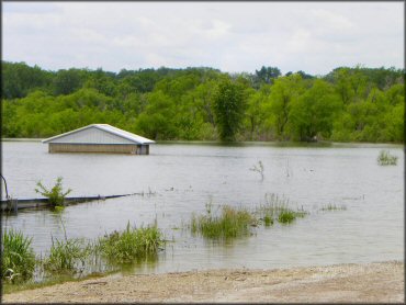 RV Trailer Staging Area and Camping at Lakeview OHV Park OHV Area