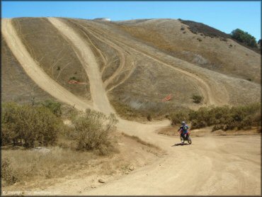 Honda CRF Dirt Bike at Santa Clara County Motorcycle Park OHV Area