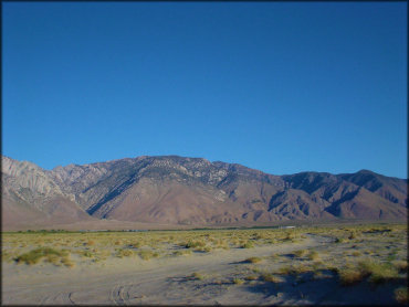 Scenic view of Olancha Dunes OHV Area