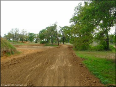 Example of terrain at CrossCreek Cycle Park OHV Area