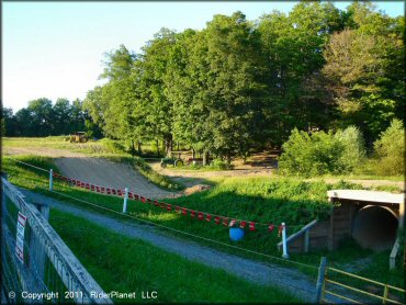 A trail at Hogback Hill Motocross OHV Area