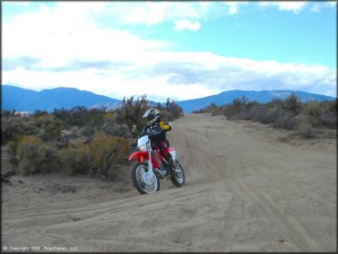 Honda CRF Dirt Bike at Prison Hill Recreation Area Trail