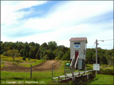 A trail at Thornwood MX Track
