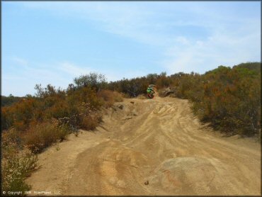 Wide and hard packed 4x4 trail.