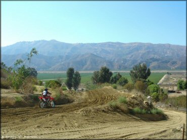Honda CRF Trail Bike at MX-126 Track